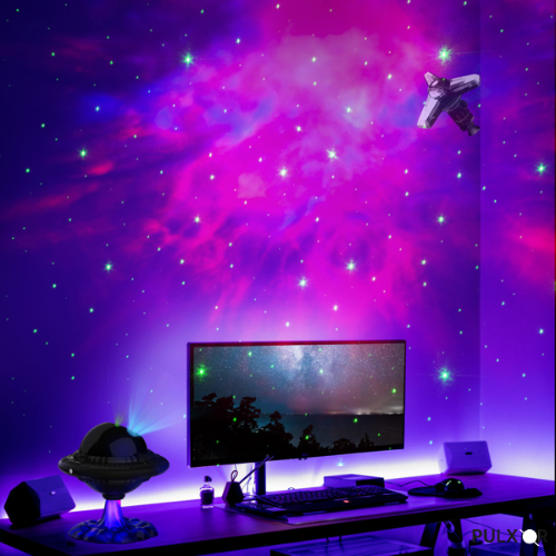 Flying Saucer Starry Sky Projection Light Pulxor